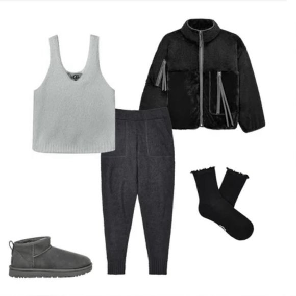 UGG Marlene Sherpa Jacket Size Large - Picture 9 of 9